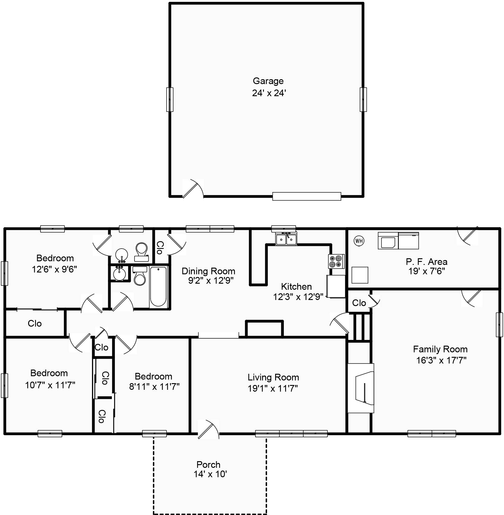 2913 S Danny Drive, Decatur, IL Floorplan